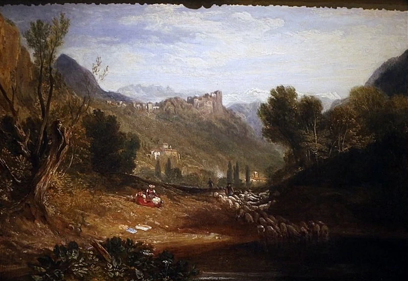 Paesaggio montano in Savoia, 1802 - Cleveland Museum of Art